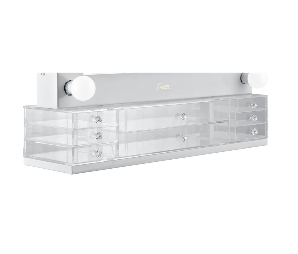 Eight Draw Acrylic Makeup Organiser - Add-on - Glamour Makeup Mirrors 
 - 1