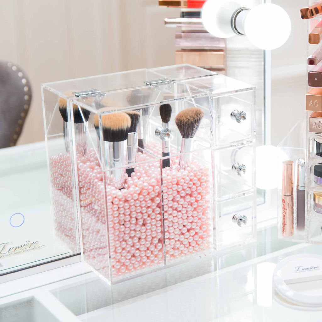 Studio Brush Holder Makeup Organiser by Glamour Makeup Mirrors 2