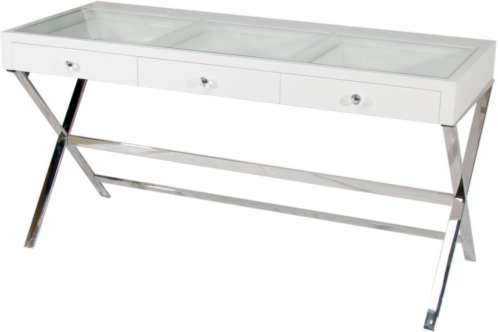 Vanity Table - White (Ex Display Grade B)