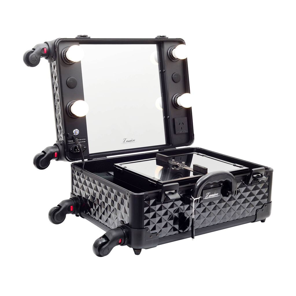 Glow'N'Go Hollywood Travel Case | Cosmetic Travel Case | Glamour Makeup Mirrors 3