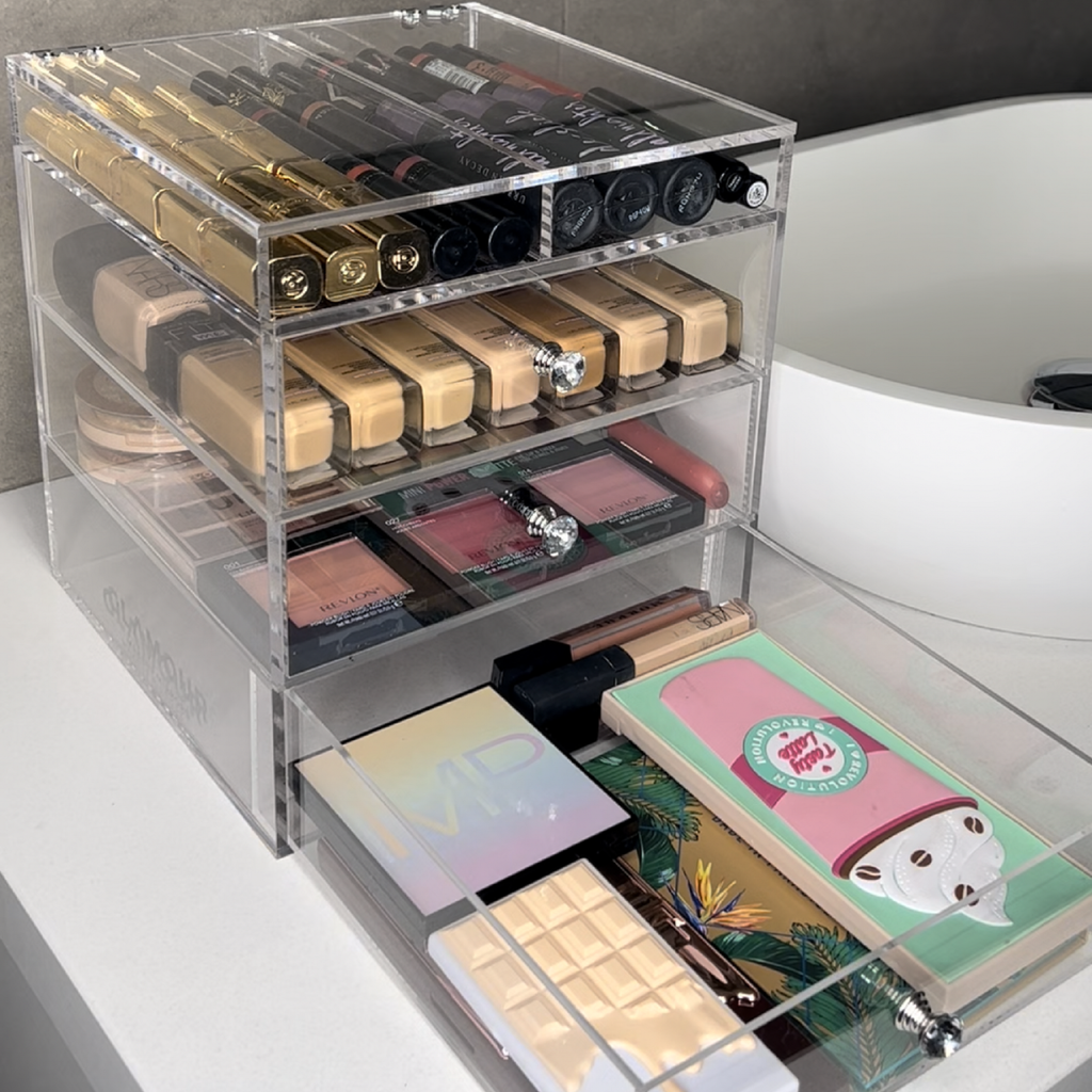 Acrylic Organisers Collections | Glamour Makeup Mirrors | House of Glam
