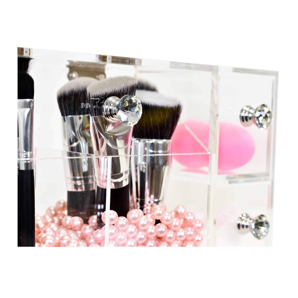 Studio Brush Holder Makeup Organiser by Glamour Makeup Mirrors 5