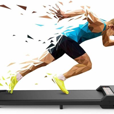Advwin Walking Pad Under Desk Treadmill Low Noise, Black