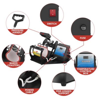 Advwin Mug Heat Press Heat Transfer Baking Cup Machine