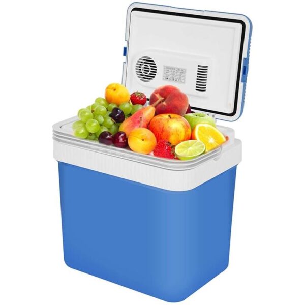 Advwin 24L Car Fridge Compact Electric Portable Fridge, Blue