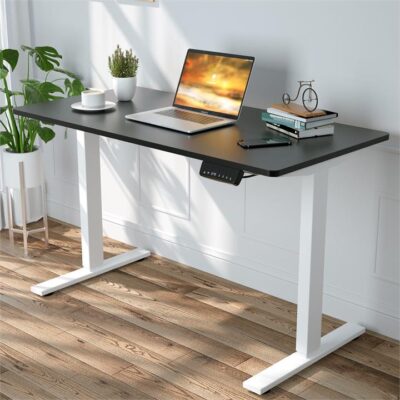 Advwin Adjustable Height Electric Standing Desk 120cm, Black