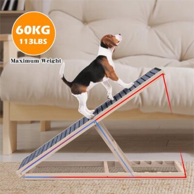 Advwin Pet Ramp Dog Stairs 4 Level 100cm