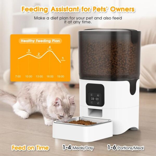 Advwin 6L Automatic Pet Feeder Smart Food Dispenser