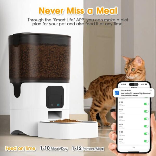 Advwin Automatic Cat Feeder WiFi & Pet Water Fountain (Pre-Order)