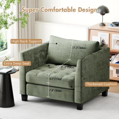 Advwin Modern 1 Seater Sofa