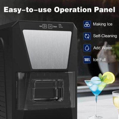Advwin Sphere Ice Maker Machine with Self-Cleaning