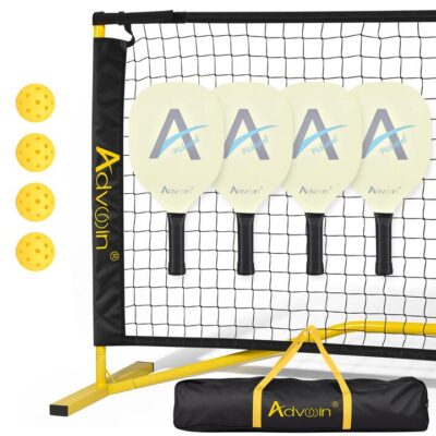 Advwin Pickleball Set with 22FT Net