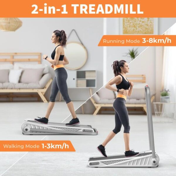 Advwin Treadmill Compact Walking Pad Silver (Pre-Order)