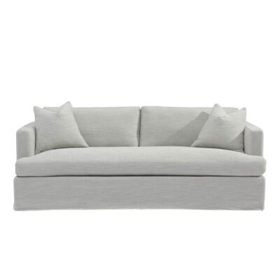 Birkshire Fabric Slipcover Sofa, 3 Seater, Grey