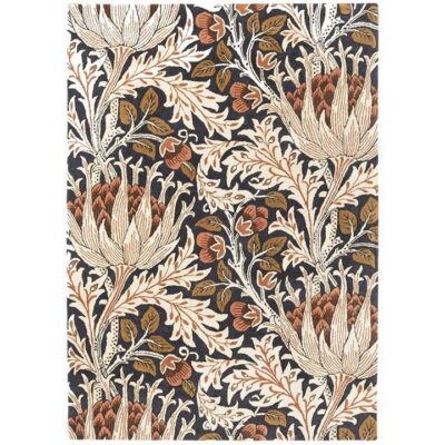 Morris & Co Artichoke Hand Tufted Designer Wool Rug, 280x200cm, Amber