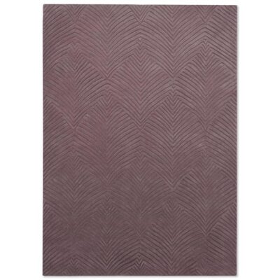 Wedgwood Folia Hand Tufted Designer Wool Rug, 280x200cm, Mink