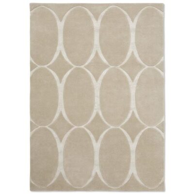 Wedgwood Renaissance Hand Tufted Designer Wool Rug, 280x200cm, Beige