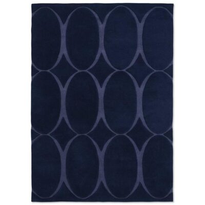 Wedgwood Renaissance Hand Tufted Designer Wool Rug, 280x200cm, Blue