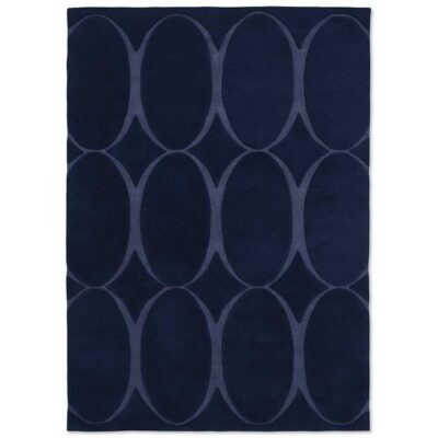 Wedgwood Renaissance Hand Tufted Designer Wool Rug, 350x250cm, Blue