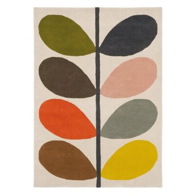 Orla Kiely Giant Stem Hand Tufted Designer Wool Rug, 350x250cm, Classic