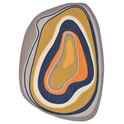 Brink & Campman Aura Indoor / Outdoor Designer Rug, 350x250cm, Ochre