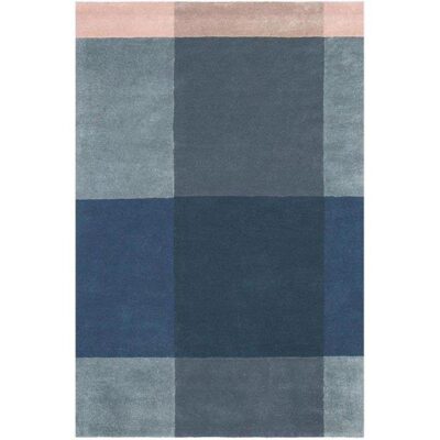 Ted Baker Plaid Hand Tufted Desinger Wool Rug, 350x250cm, Grey