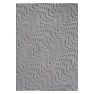 Wedgwood Folia Hand Tufted Designer Wool Rug, 280x200cm, Grey