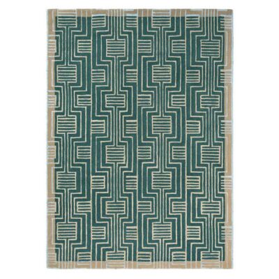 Ted Baker Kinmo Hand Tufted Designer Wool Rug, 350x250cm, Green