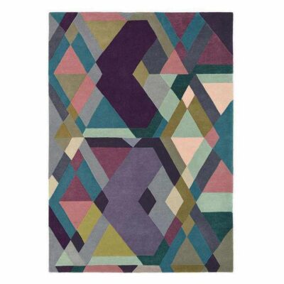 Ted Baker Mosaic Hand Tufted Designer Wool Rug, 280x200cm