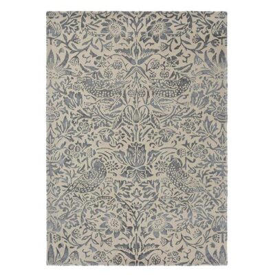 Morris & Co Pure Strawberry Thief Hand Tufted Designer Wool Rug, 350x250cm
