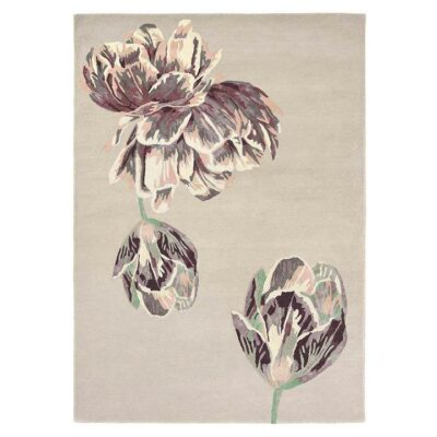 Ted Baker Tranquility Hand Tufted Designer Wool Rug, 350x250cm, Beige