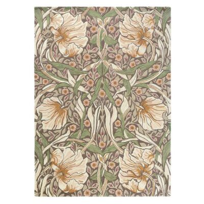 Morris & Co Pimpernel Hand Tufted Designer Wool Rug, 350x250cm, Aubergine