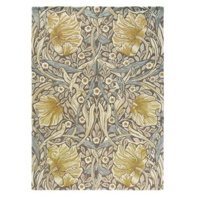 Morris & Co Pimpernel Hand Tufted Designer Wool Rug, 350x250cm, Bullrush