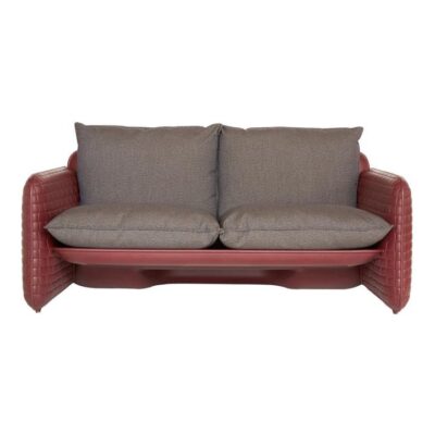 Slide Mara Sofa, 2 Seater, Mahogany