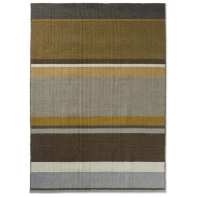 Brink & Campman Artisan Stack Handwoven Designer Wool Rug, 280x200cm, Ochre