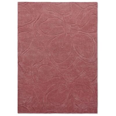 Ted Baker Romantic Magnolia Hand Tufted Designer Wool Rug, 280x200cm, Pink
