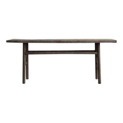 Yue Tang 130 Year Antique Elm Timber Oriental Console Table, 214cm