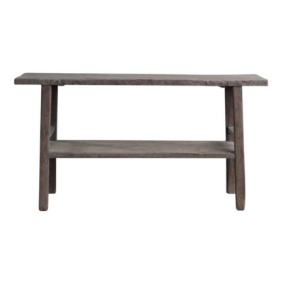 Bei Mo 130 Year Antique Elm Timber Oriental Console Table, 153cm, Natural