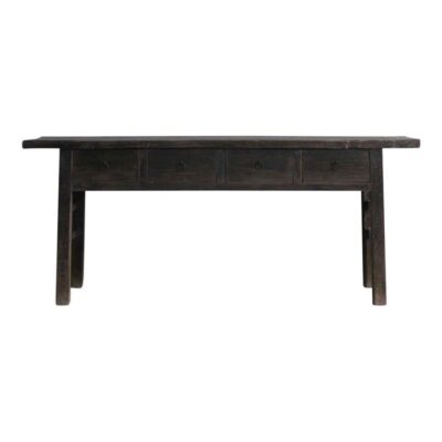 Chen Xi 130 Year Antique Elm Timber Oriental Console Table, 187cm