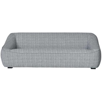 Nous Fabric Sofa, 3 Seater, Grey Fleck