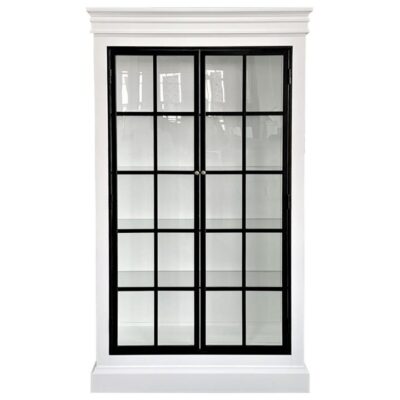 Winston Birch Timber 2 Door Display Cabinet, White