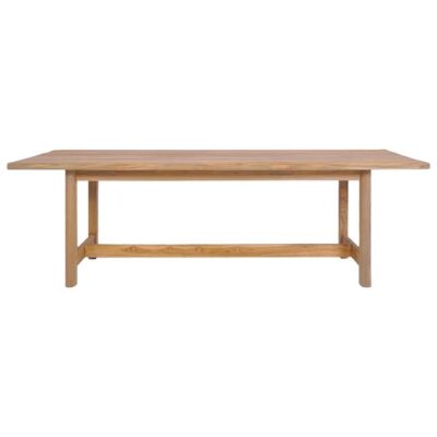 Longueville Teak Timber Outdoor Dining Table, 250cm