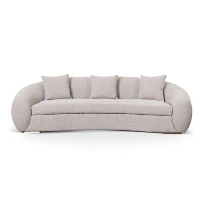Tonnby Boucle Fabirc Sofa, 3 Seater, Ash Grey