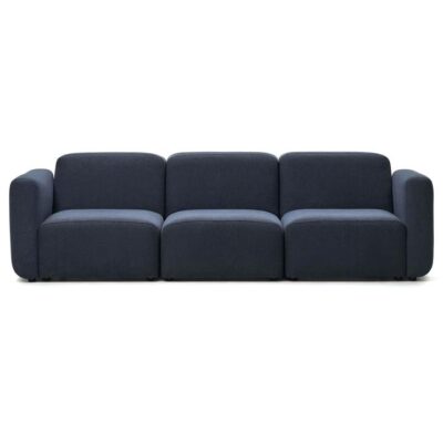 Eonova Fabric Modular Sofa, 3 Seater, Blue