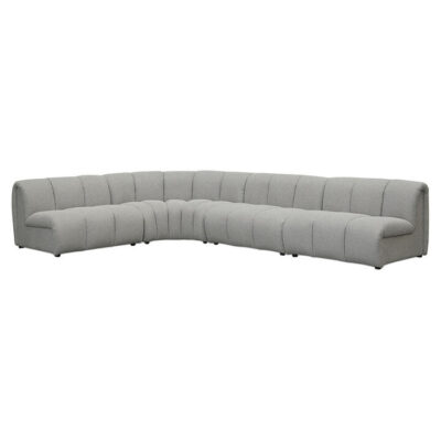 Driomor Fabric Modular Corner Sofa, 7 Seater, Grey