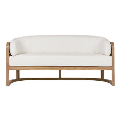Grayton Teak Timber Indoor / Outdoor Sofa, 2.5 Seater