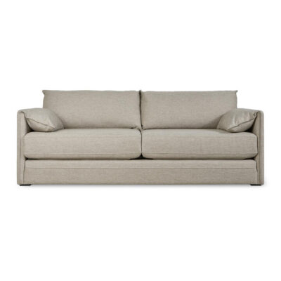 Neru Fabric Fold Out Sofa Bed, 3 Seater / Queen, Dawson Owl