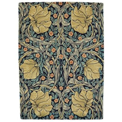 Morris & Co Pimpernel Hand Tufted Designer Wool Rug, 280x200cm, Indigo