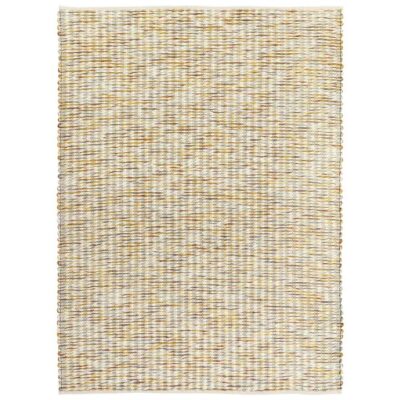 Brink & Campman Grain Handwoven Designer Wool Rug, 280x200cm, Golden Amber
