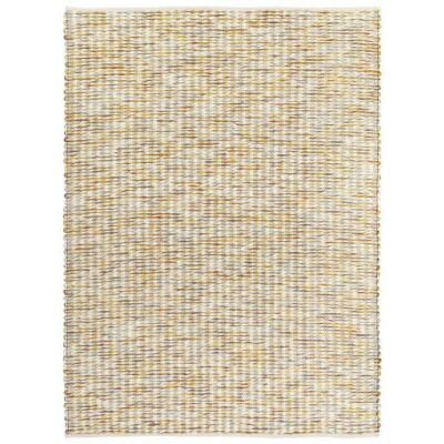 Brink & Campman Grain Handwoven Designer Wool Rug, 350x250cm, Golden Amber